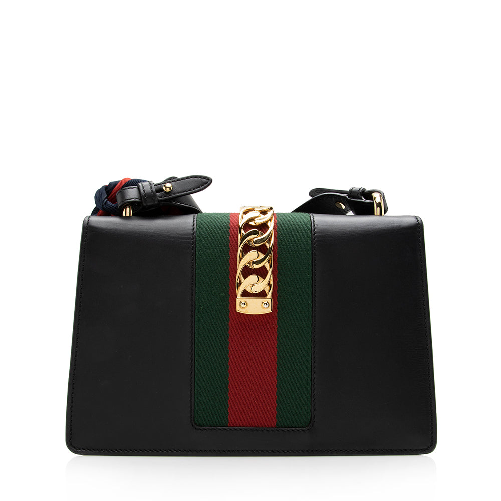 Gucci Leather Sylvie Small Shoulder Bag (SHF-15524)