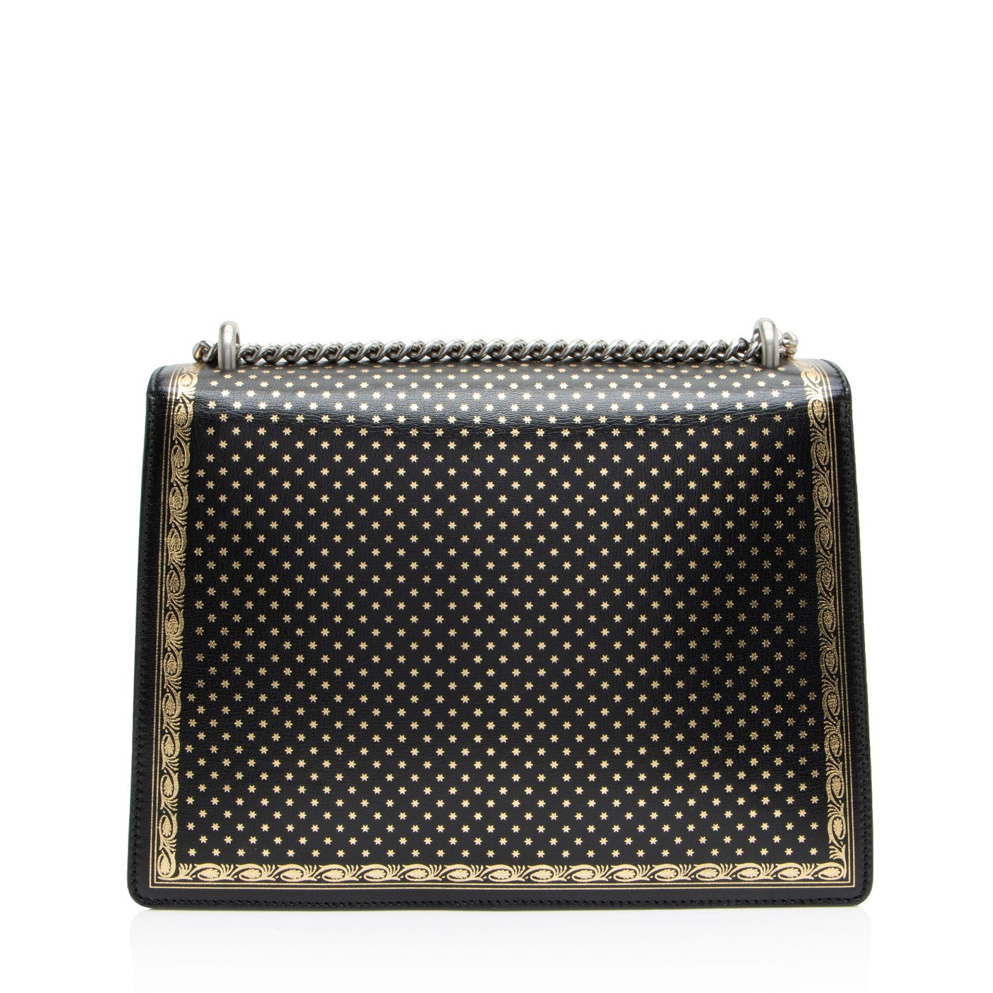 Gucci Calfskin Star Print Guccy Dionysus Large Shoulder Bag