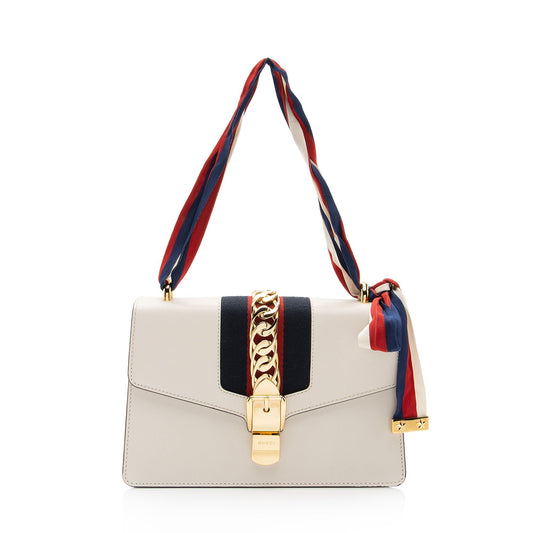 Gucci Nylon Leather Shoulder Bag