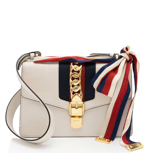 Gucci Nylon Leather Shoulder Bag