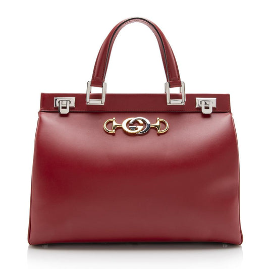 Gucci Calfskin Monogram Tote