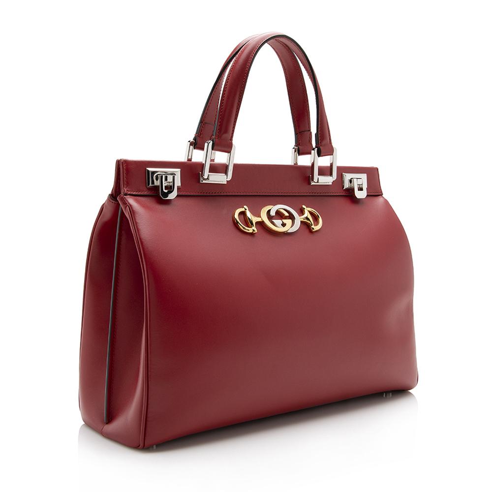 Gucci Calfskin Monogram Tote