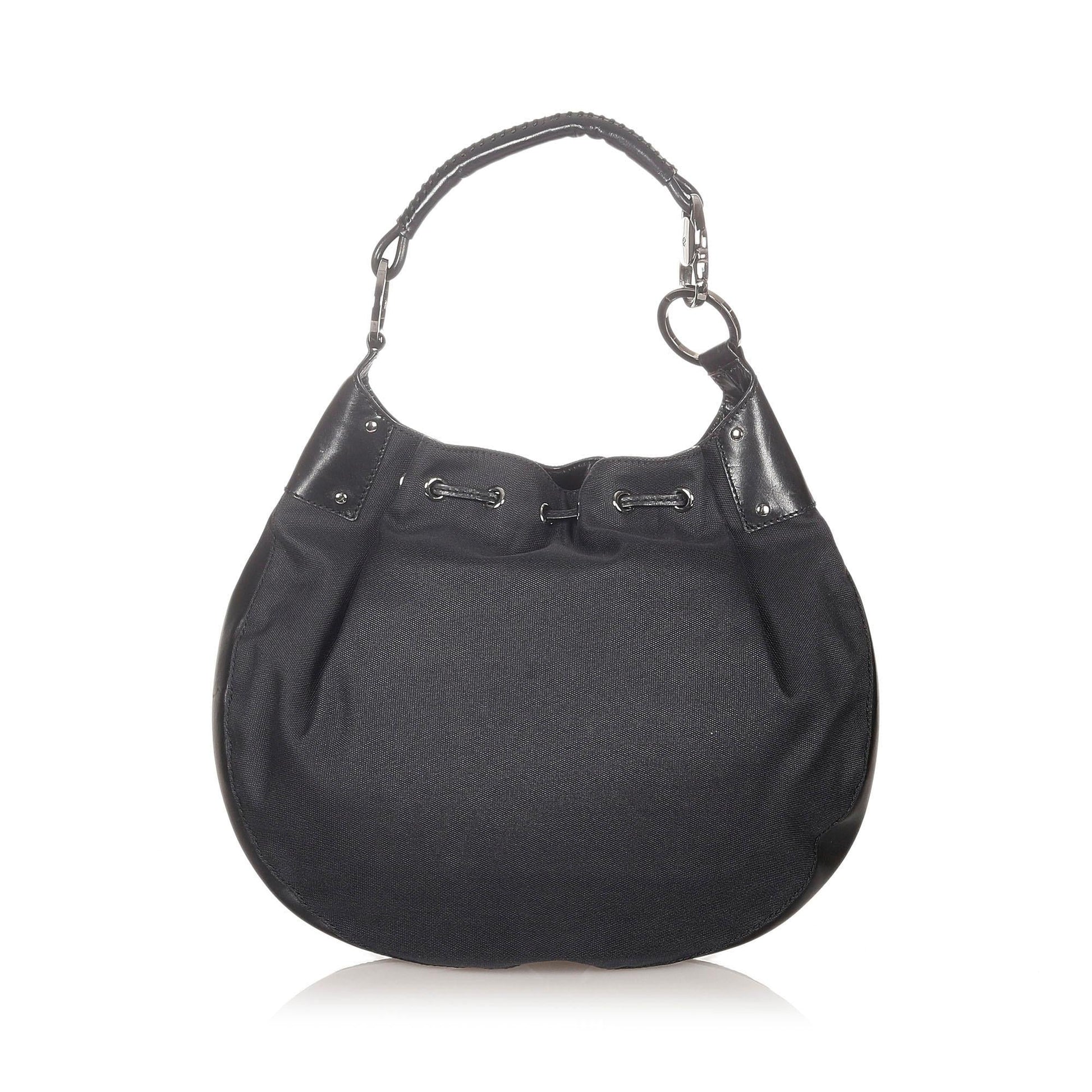 Gucci Canvas Drawstring Hobo Bag (SHG-32127)