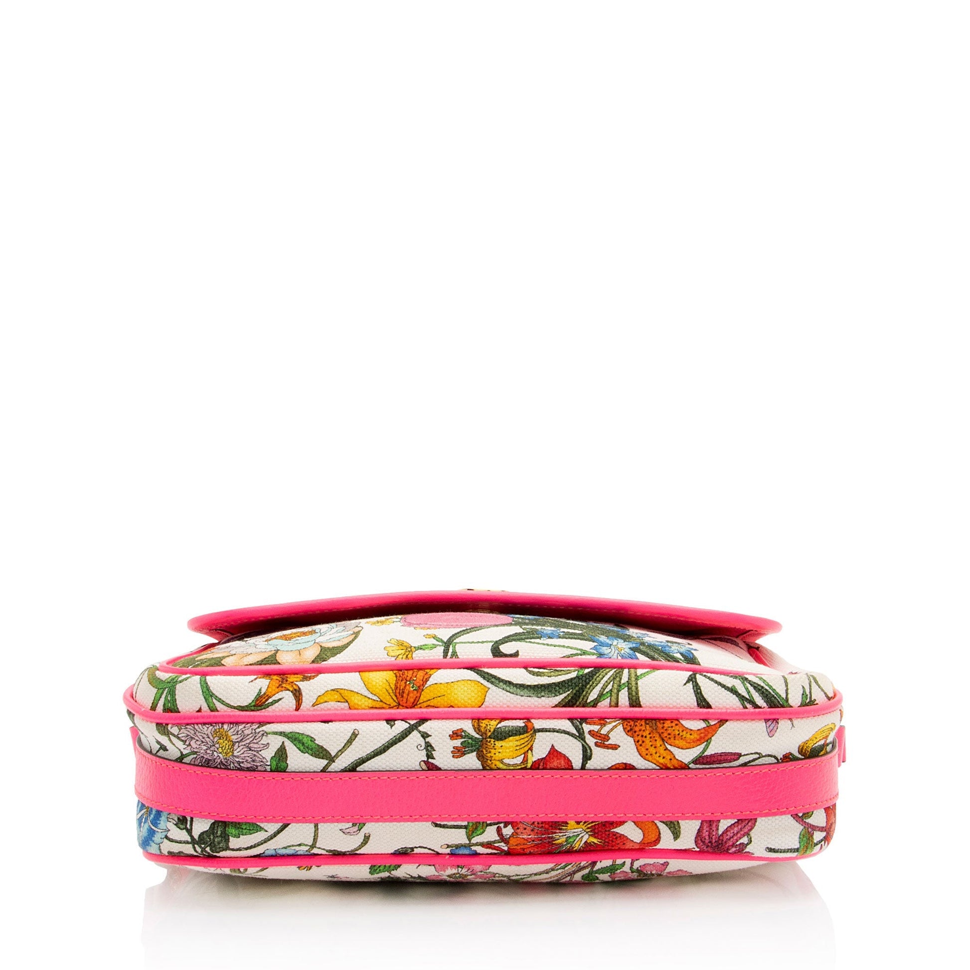 Gucci Canvas Flora Shoulder Bag