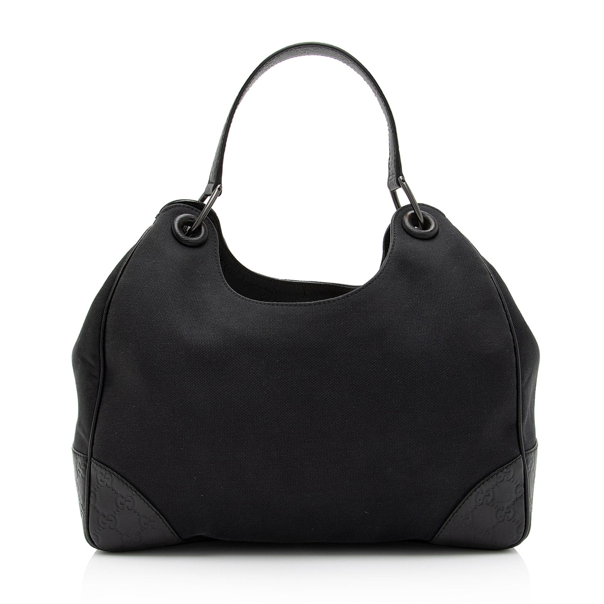 Gucci Monogram Leather Canvas Crossbody