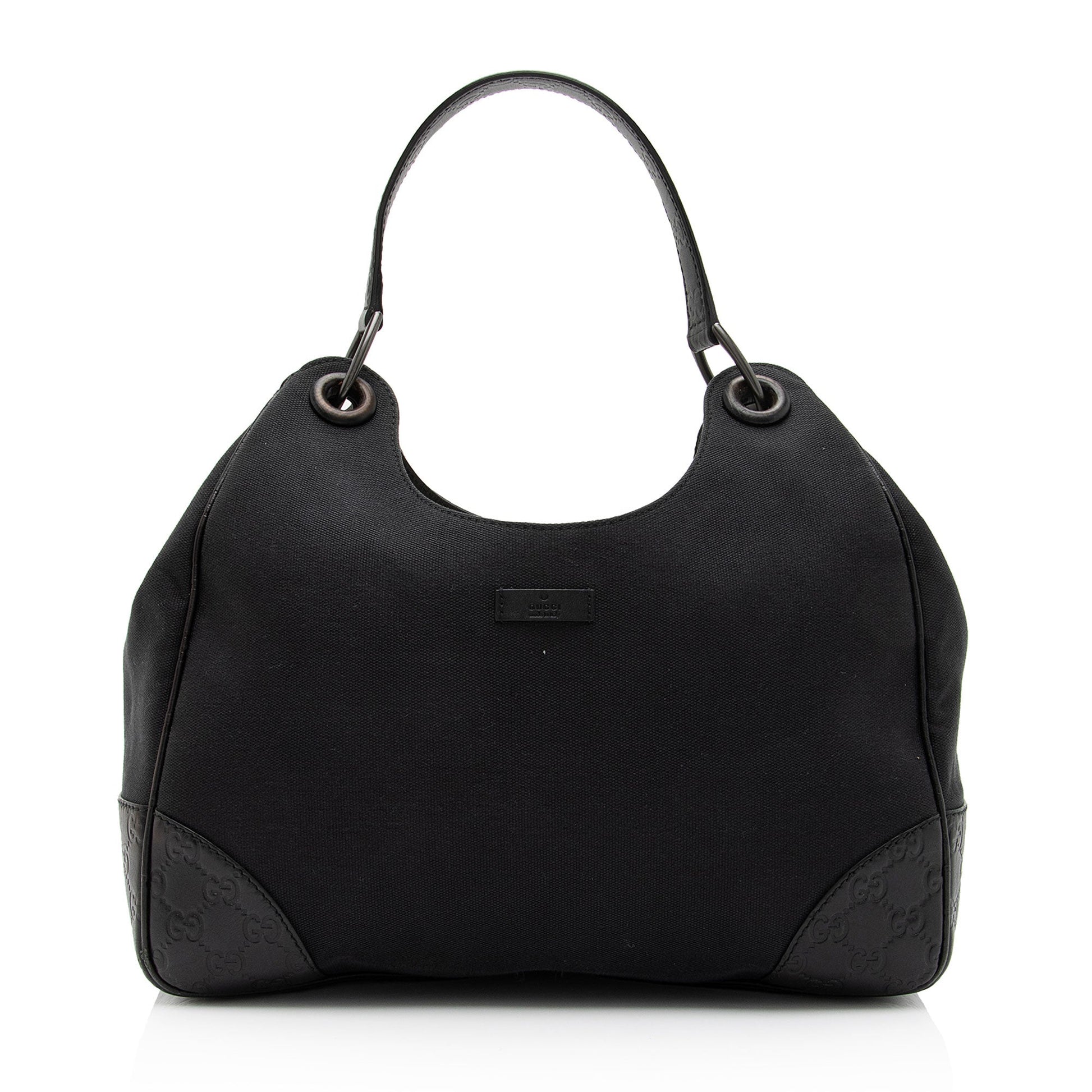 Gucci Monogram Leather Canvas Crossbody
