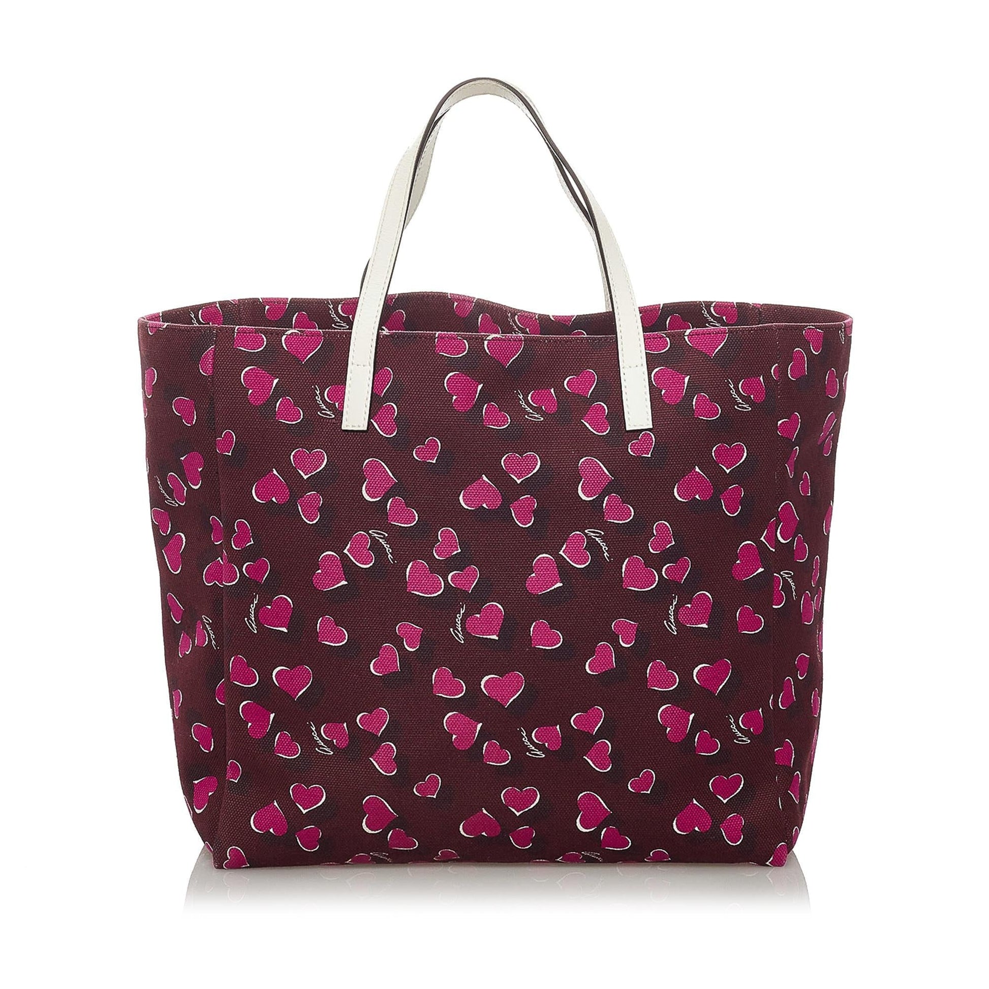 Gucci Canvas Heartbeat Tote Bag (SHG-28908)