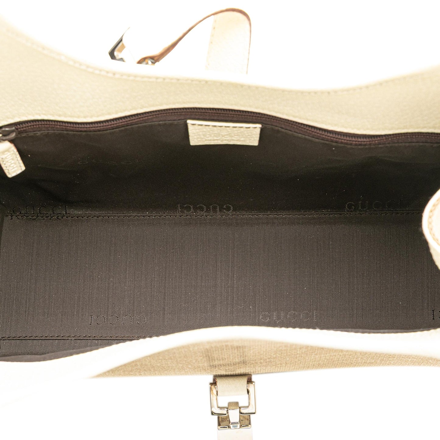 Gucci Canvas Jackie Bardot Shoulder Bag