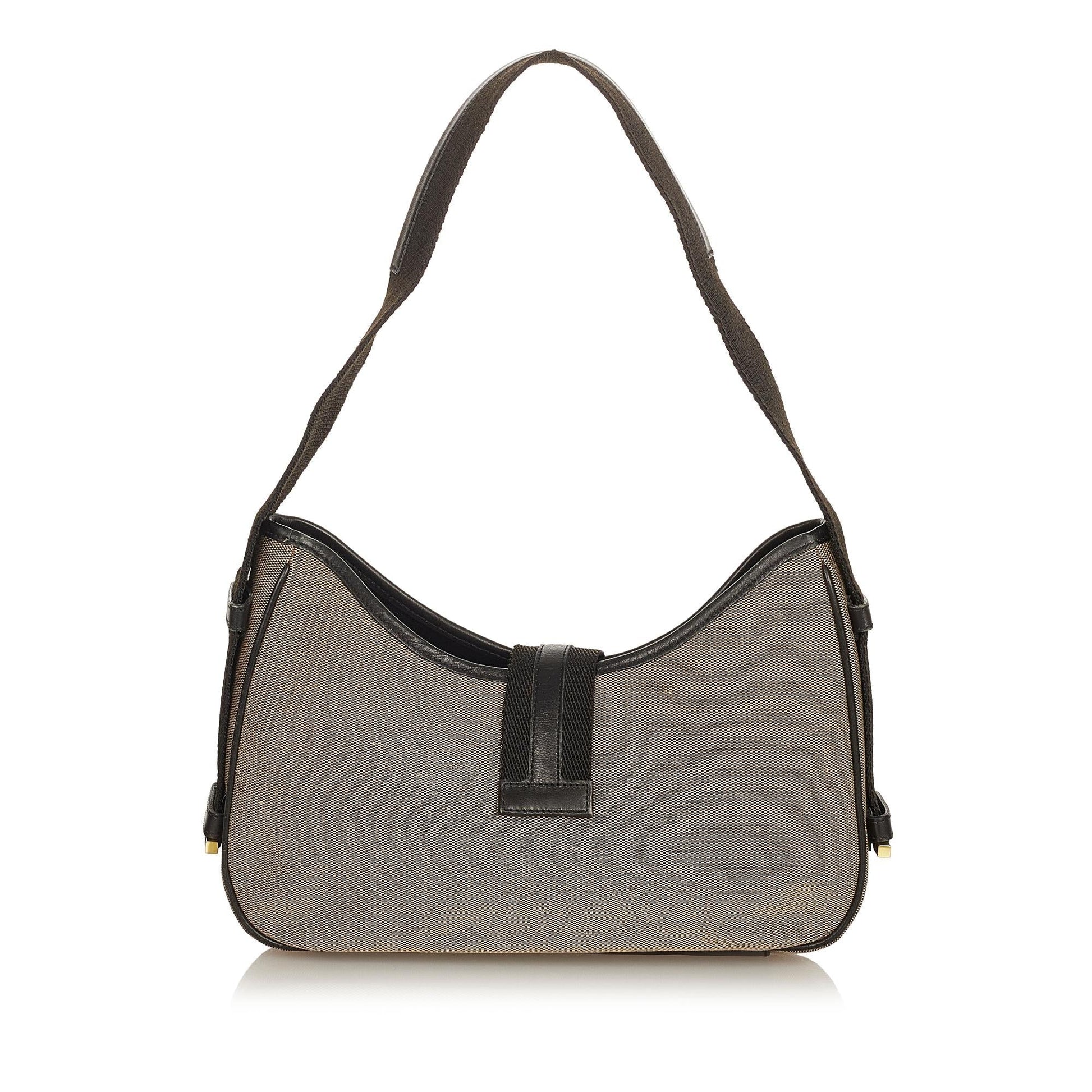 Gucci Canvas Shoulder Bag (SHG-31646)