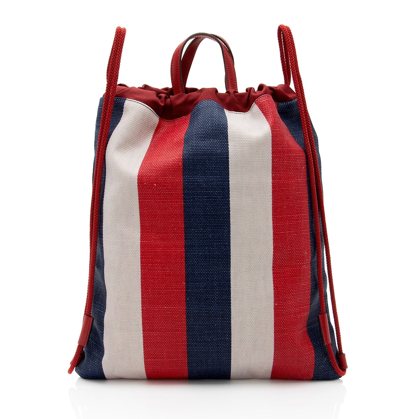 Gucci Nylon Leather Canvas Shoulder Bag