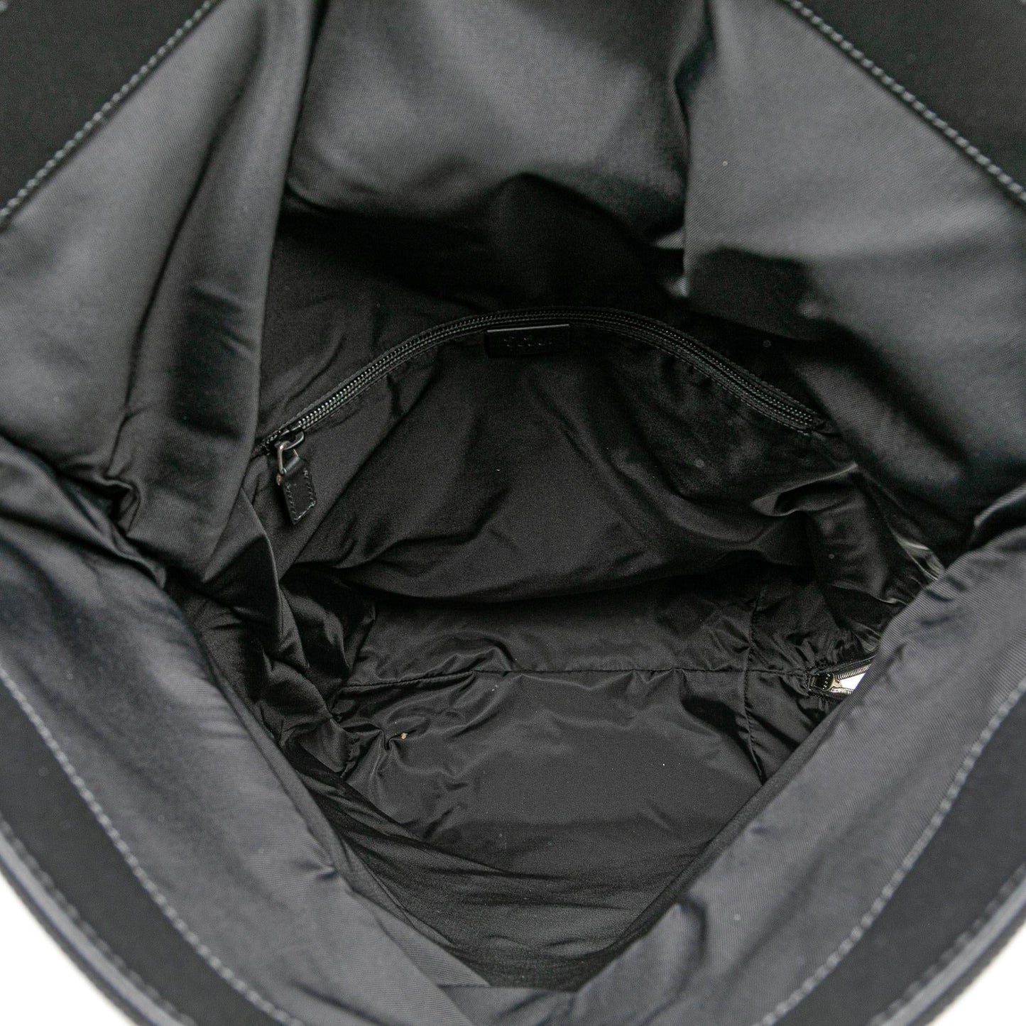 Gucci Canvas Techno Web Fold Over Backpack
