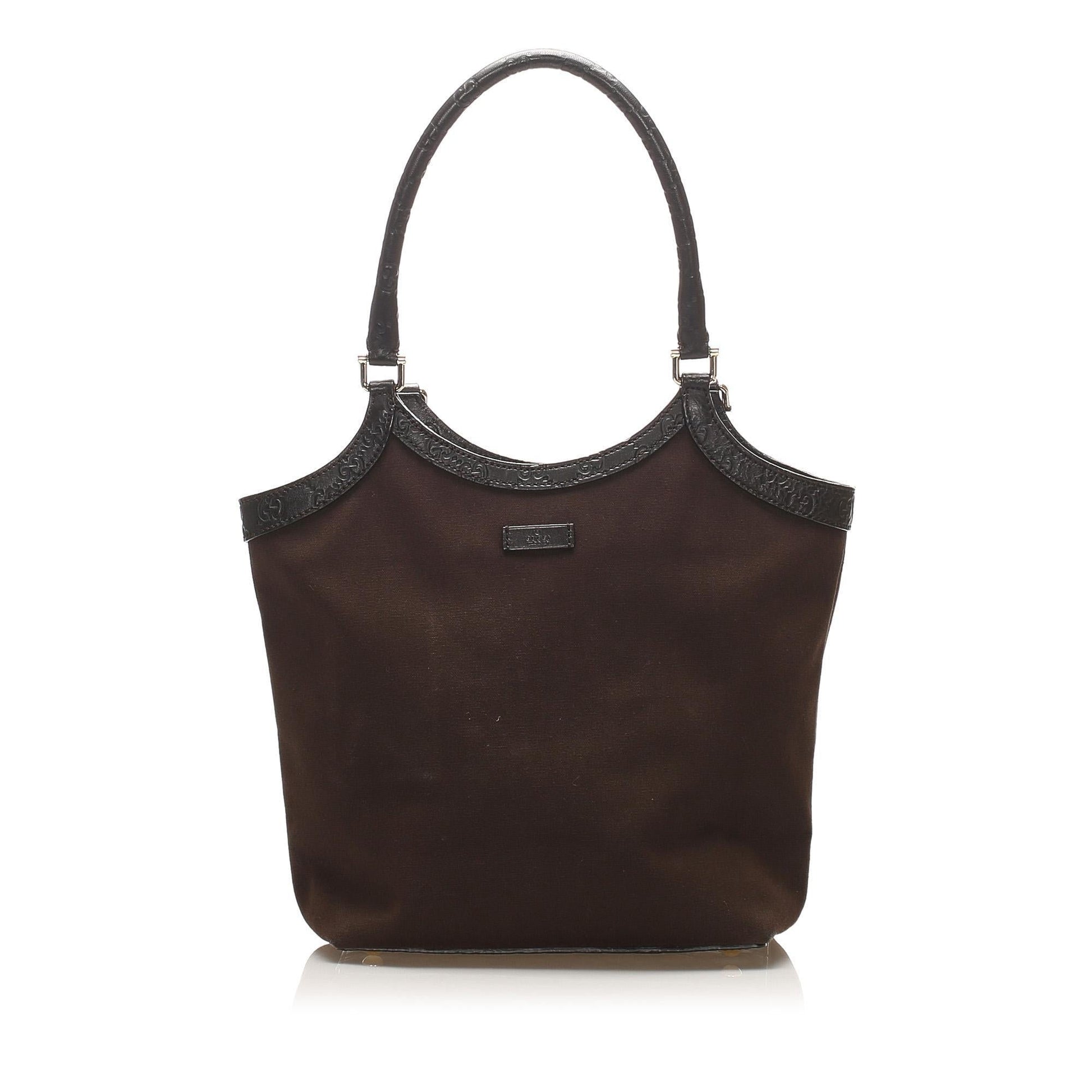 Gucci Canvas Monogram Tote Style 125