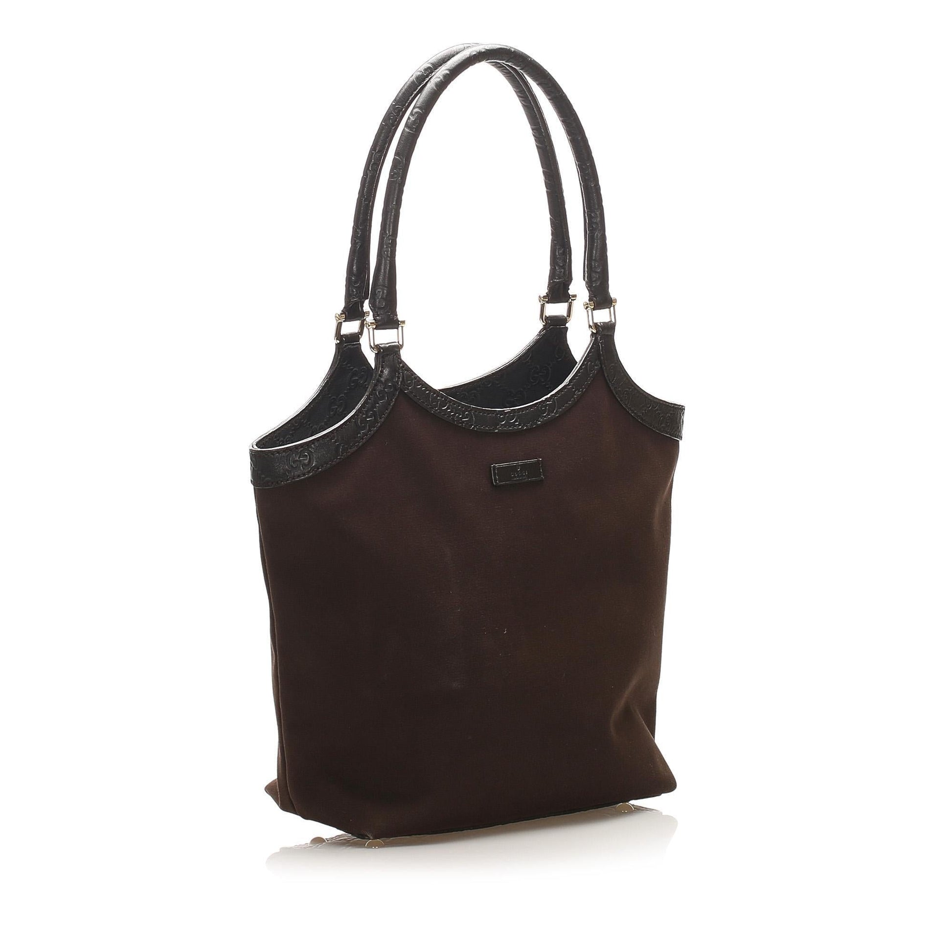 Gucci Canvas Monogram Tote Style 125