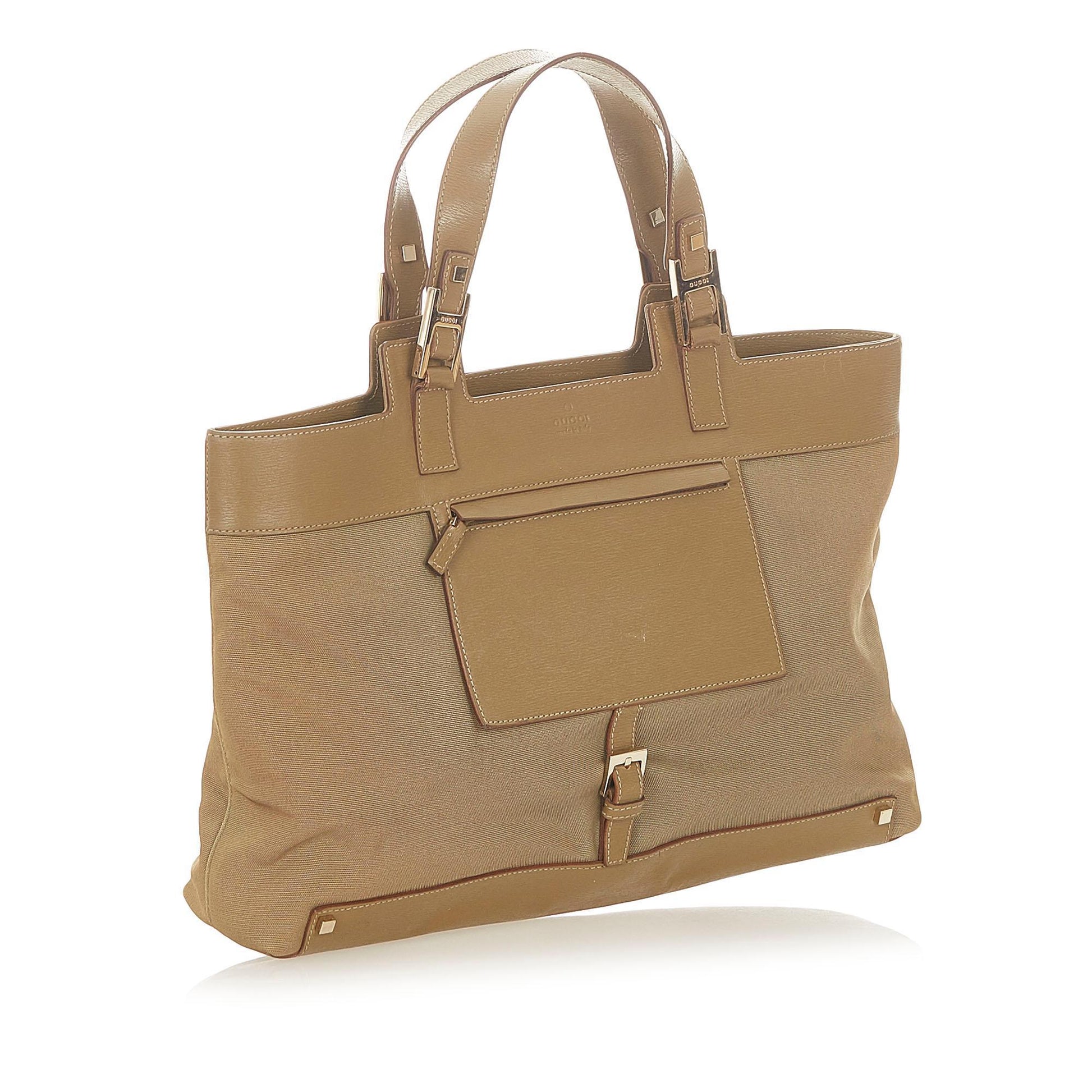 Gucci Canvas Monogram Tote Style 14