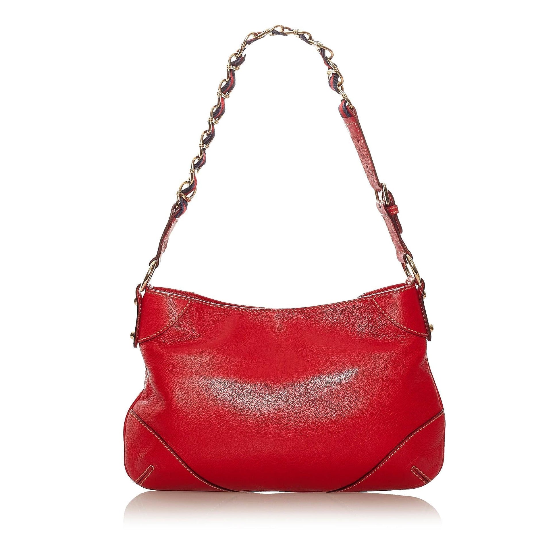 Gucci Leather Shoulder Bag Style 50