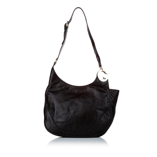 Gucci Charlotte Leather Shoulder Bag (SHG-29326)