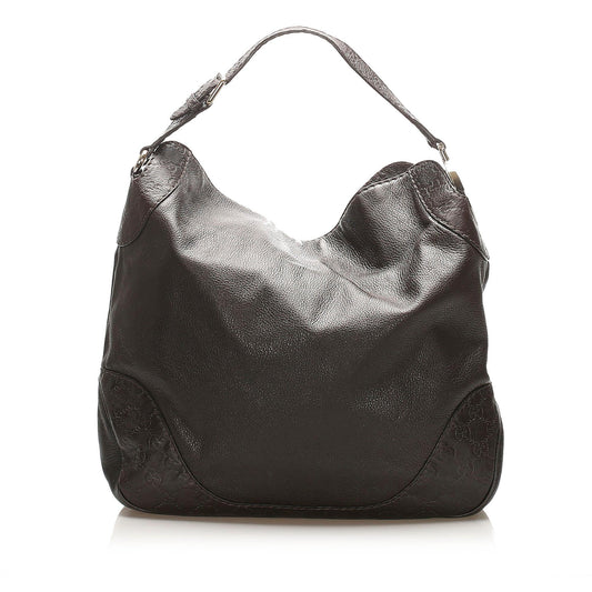 Gucci Leather Monogram Tote Style 15