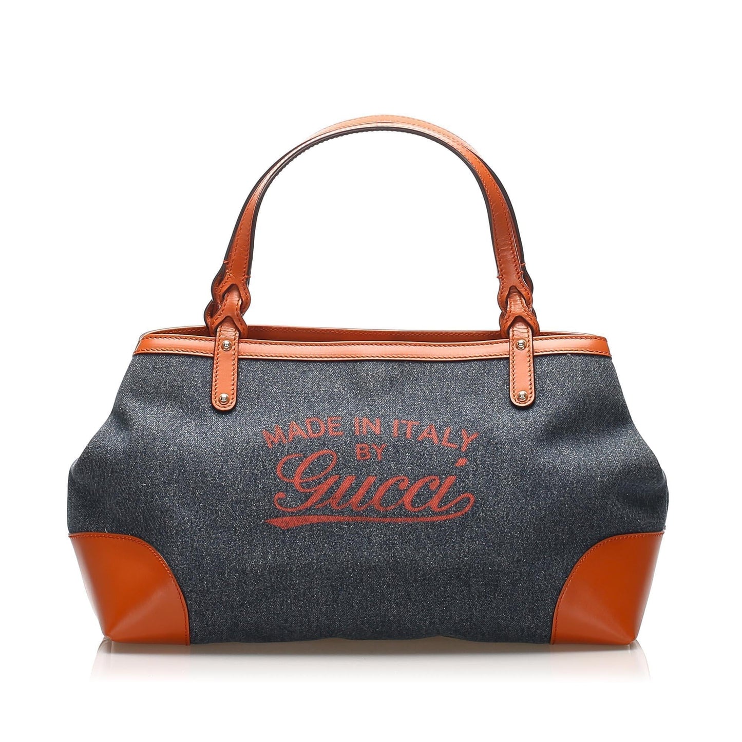 Gucci Leather Denim Tote Style 3