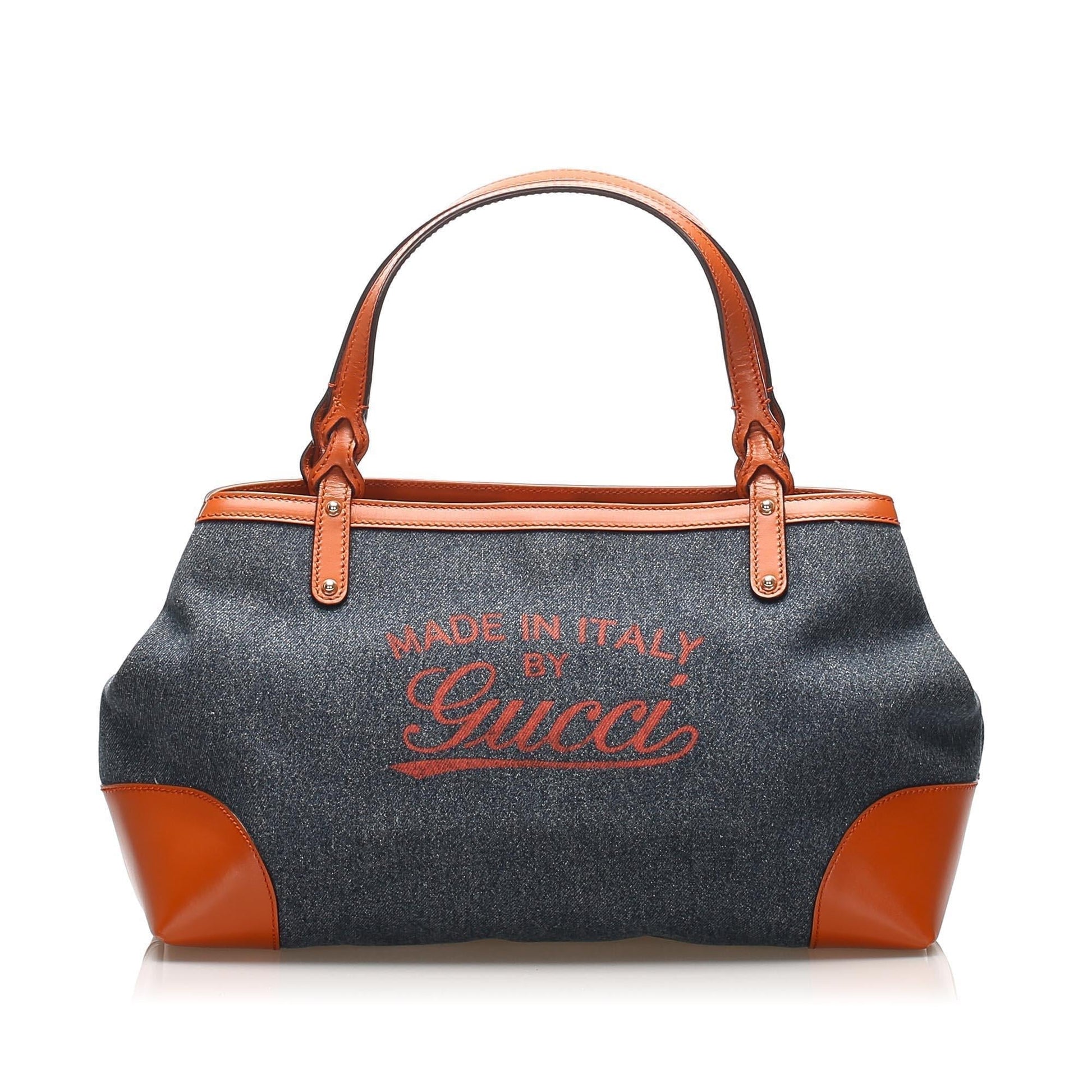 Gucci Leather Denim Tote Style 3
