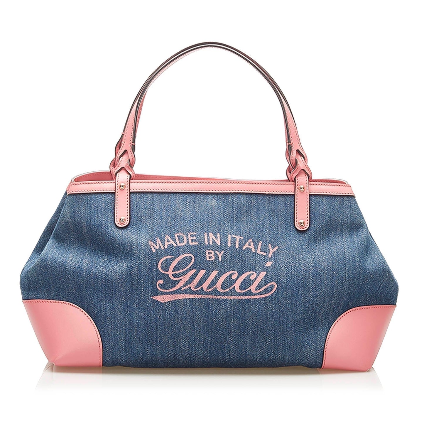 Gucci Denim Monogram Tote Style 4