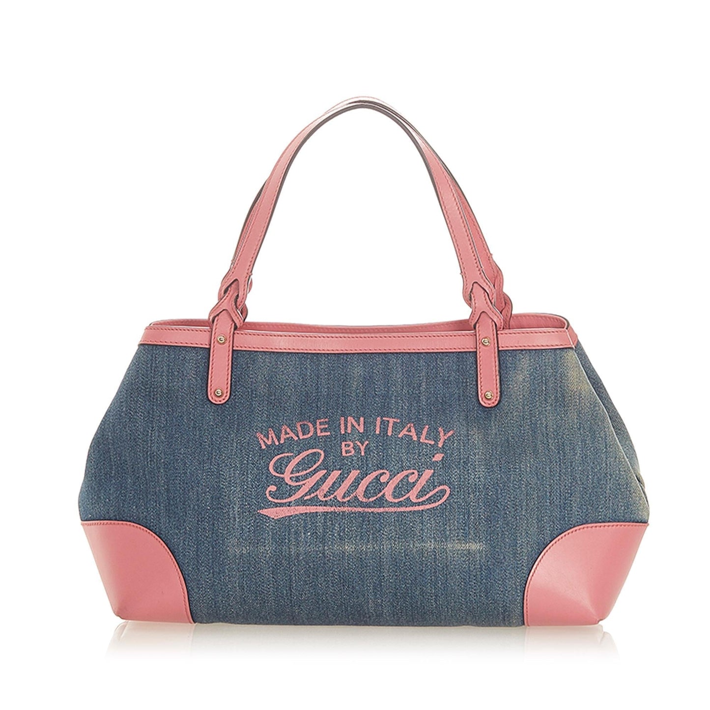 Gucci Denim Monogram Tote Style 1