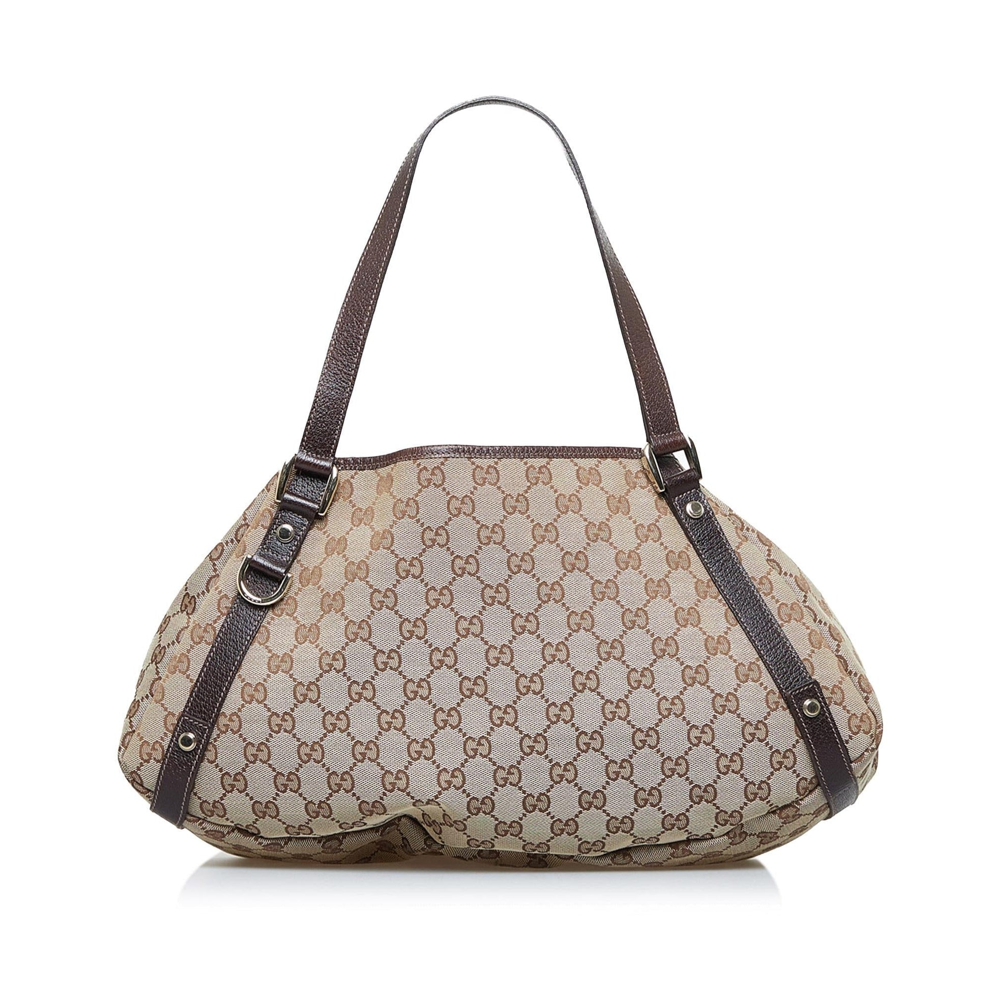 Gucci D-Ring Gg Canvas Pelham Shoulder Bag (SHG-TlunTA)