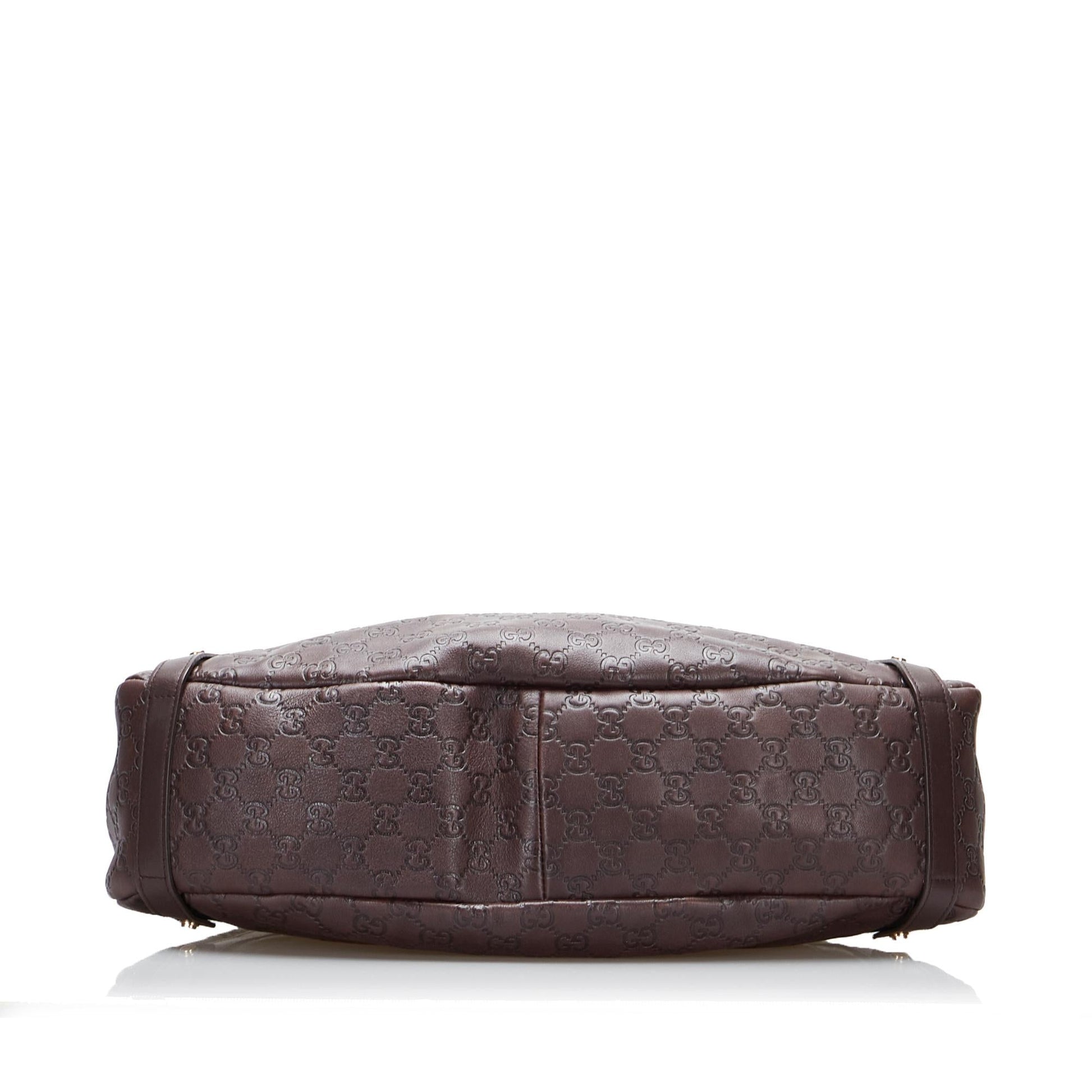 Gucci D-Ring Guccissima Pelham Shoulder Bag (SHG-Ff7VBK)