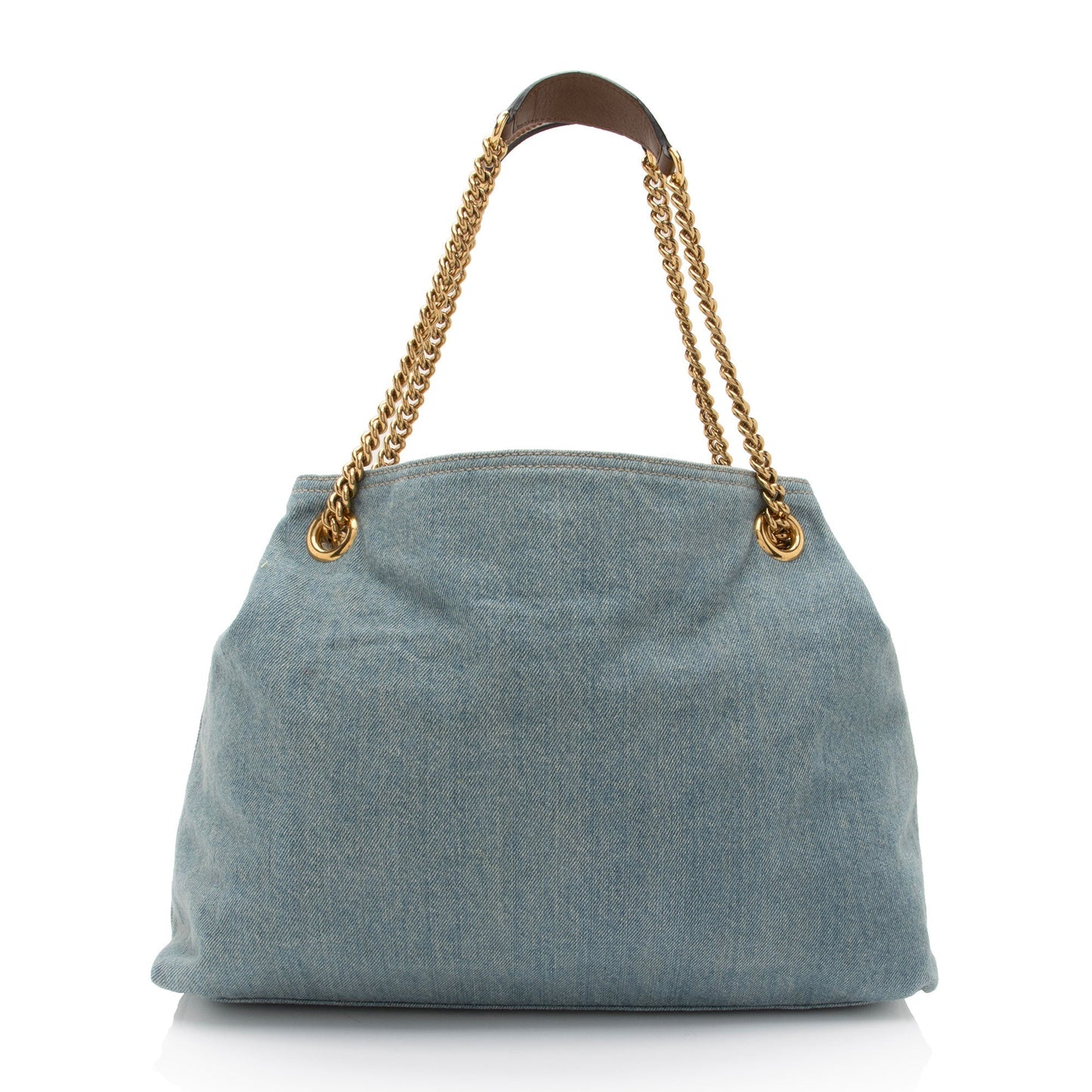 Gucci Leather Canvas Shoulder Bag