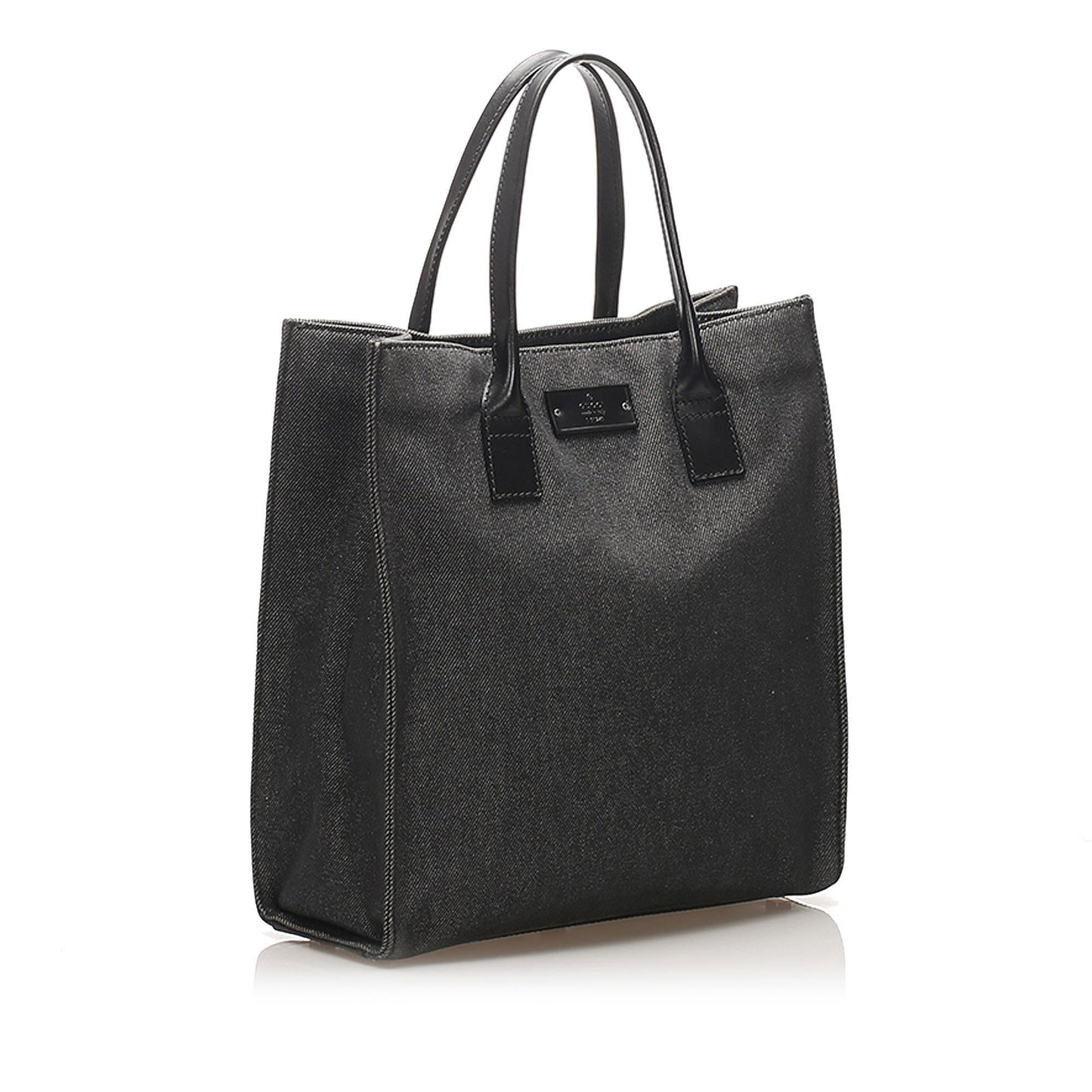 Gucci Leather Denim Tote Style 2