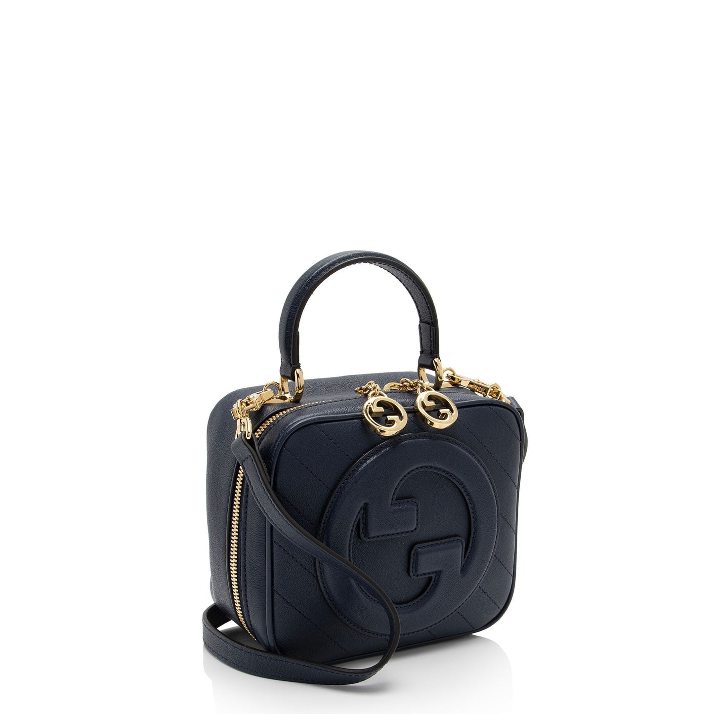 Gucci Canvas Top Handle Crossbody