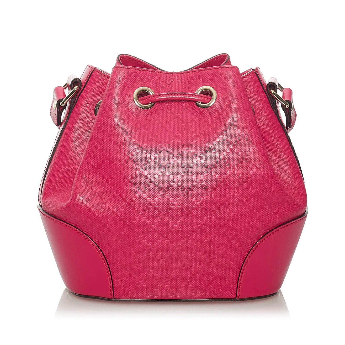 Gucci Diamante Bright Leather Bucket Bag (SHG-29104)