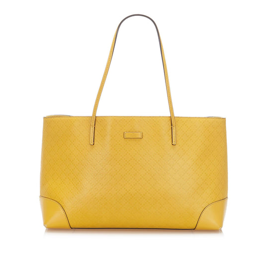 Gucci Leather Monogram Tote Style 8