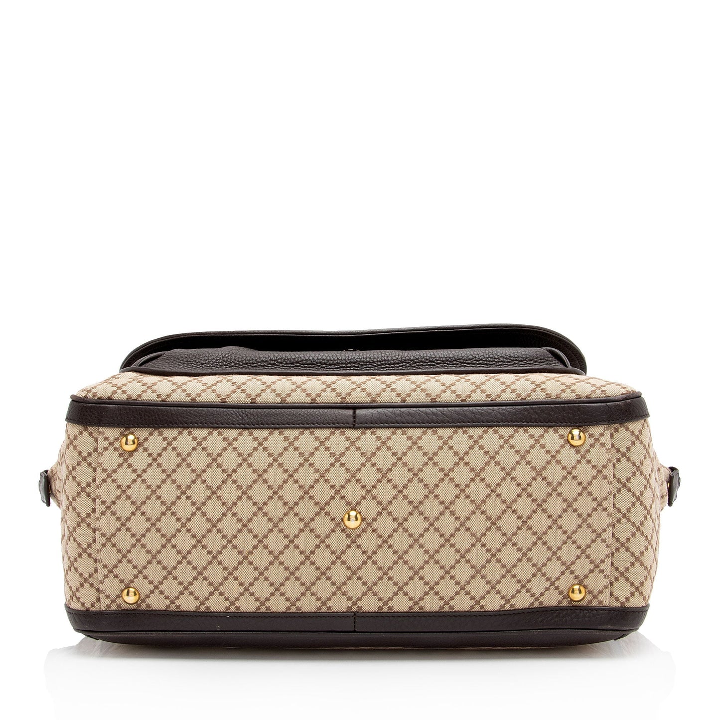 Gucci Leather Canvas Tote