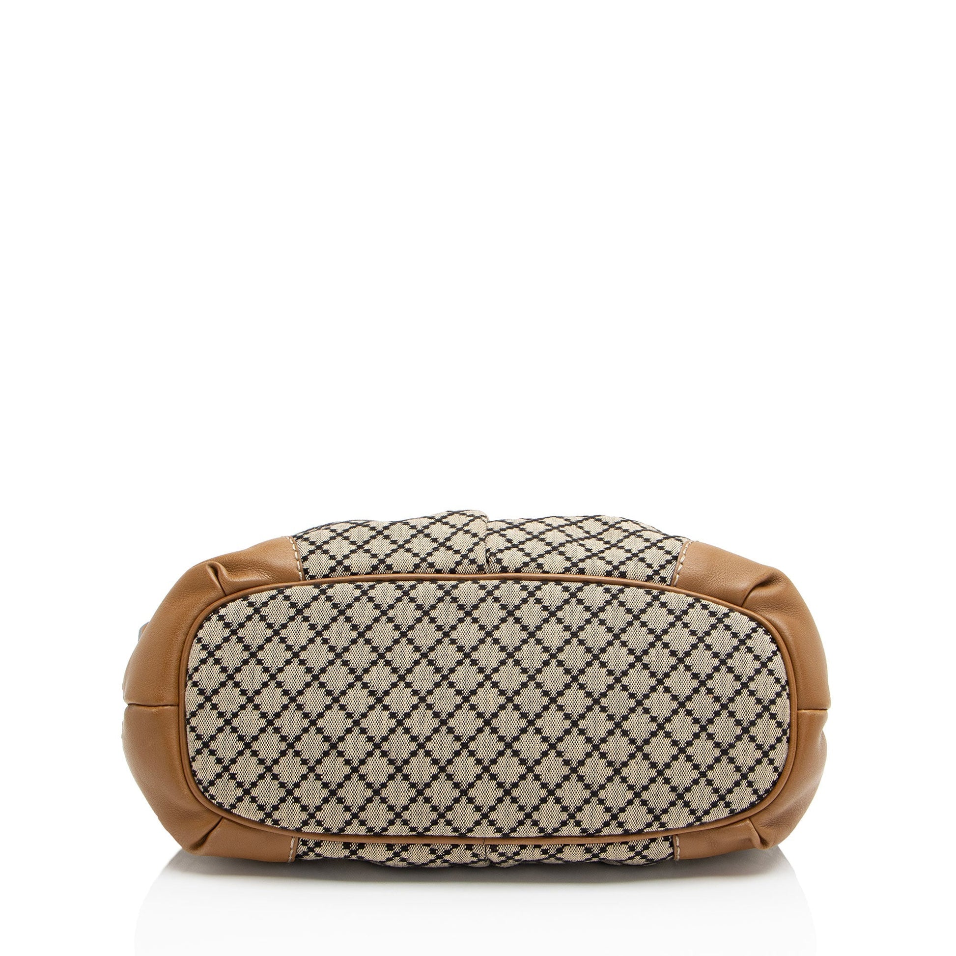Gucci Diamante Canvas Sukey Medium Satchel