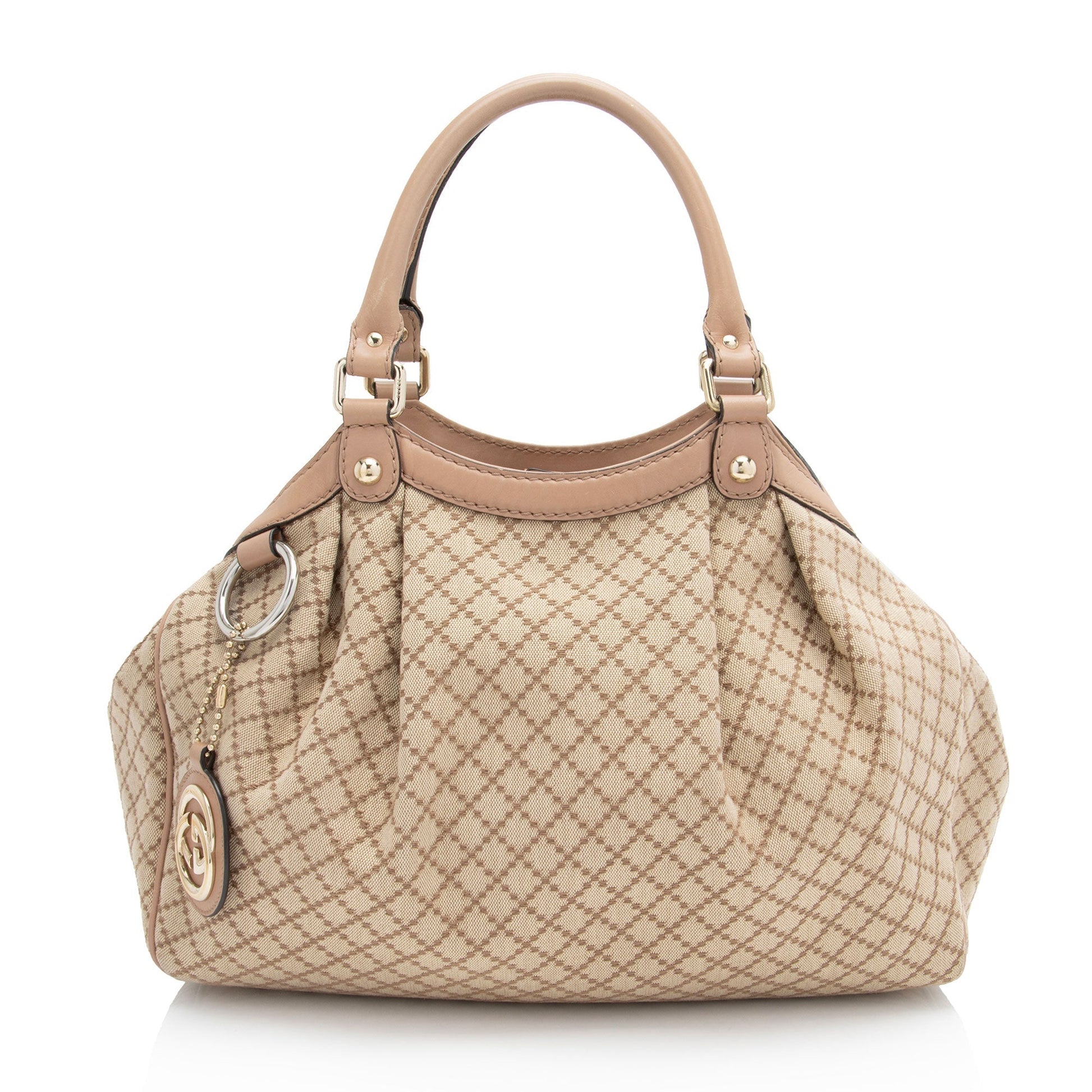 Gucci Diamante Canvas Sukey Medium Tote (SHF-uHQzf7)