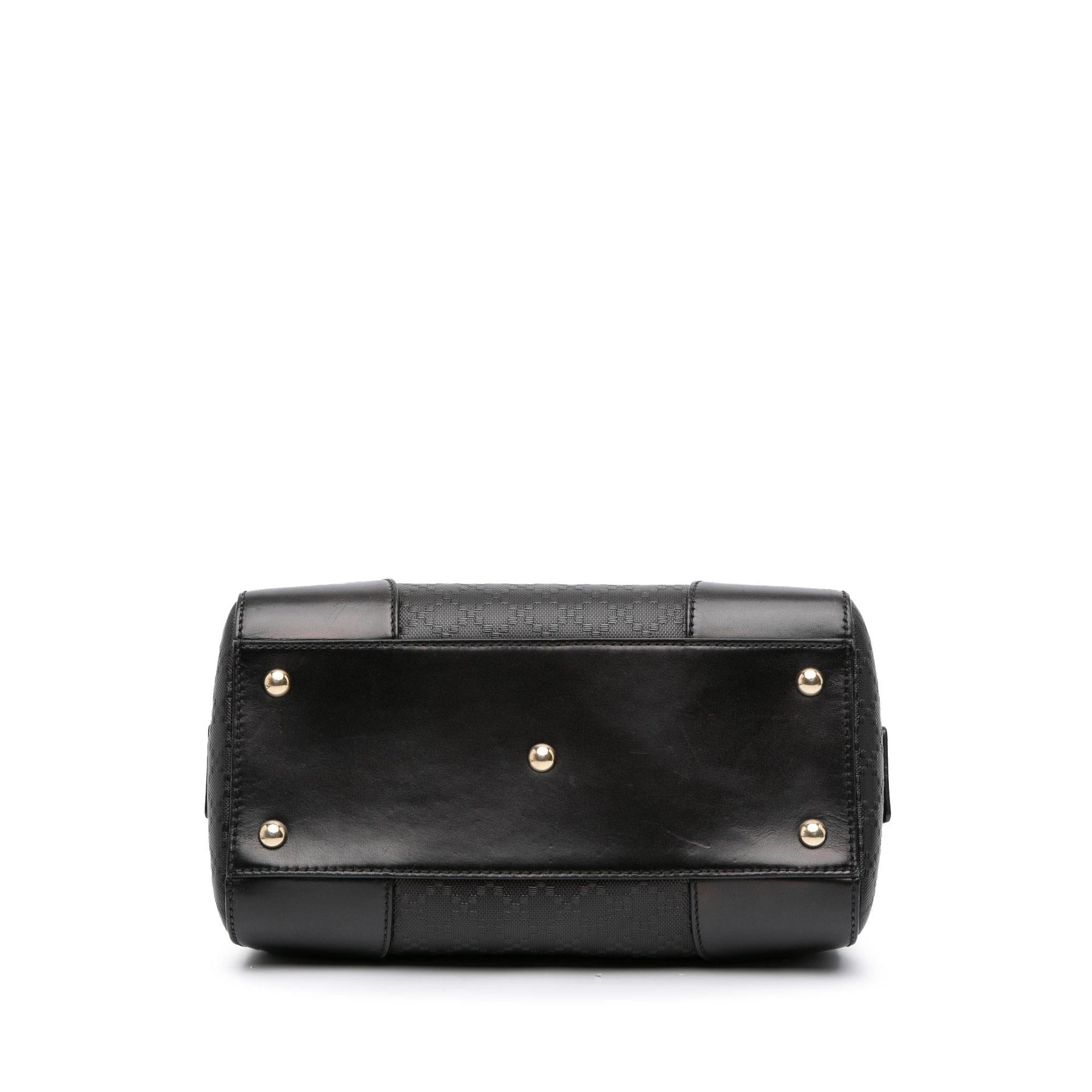 Gucci Diamante Leather Boston Bag