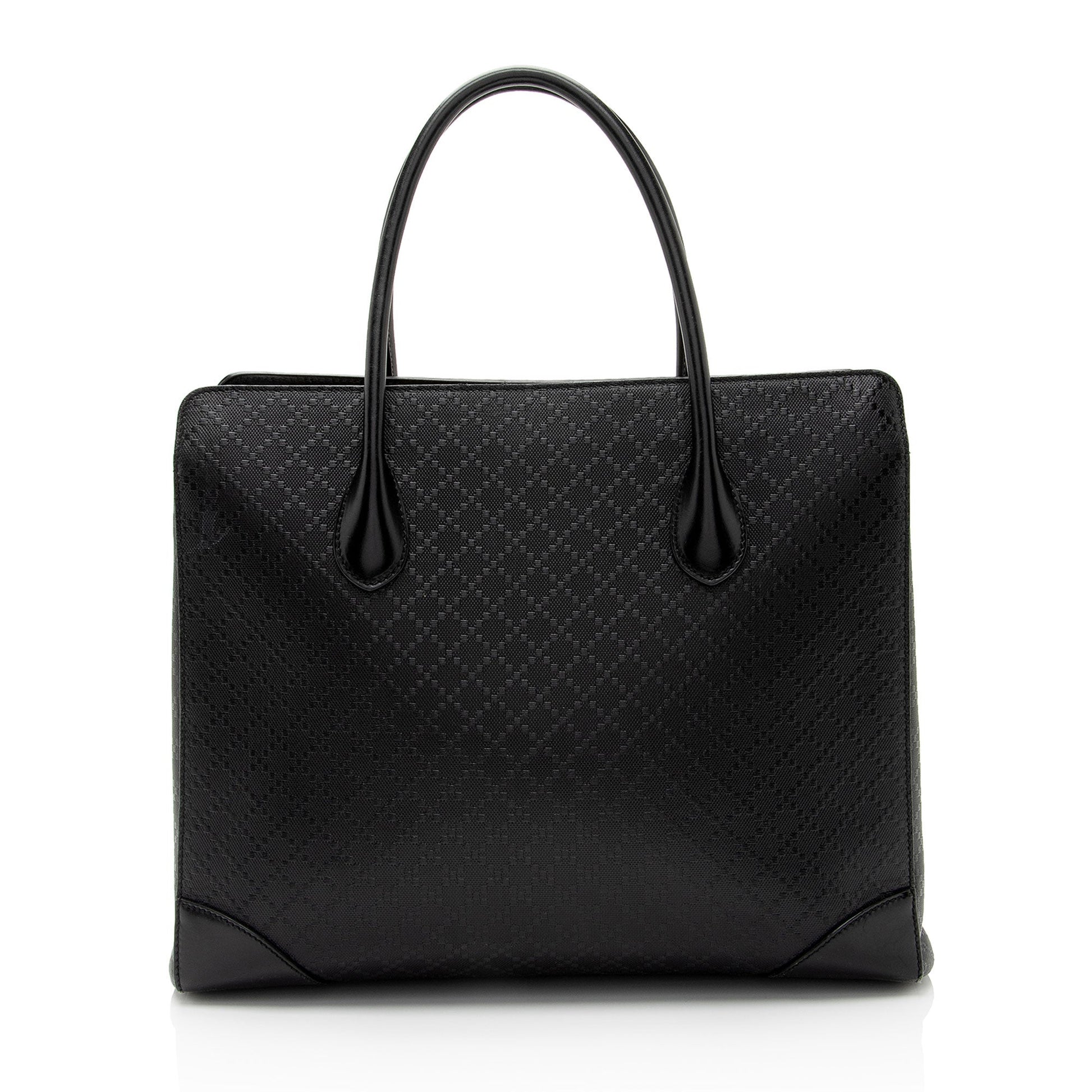 Gucci Monogram Leather Tote
