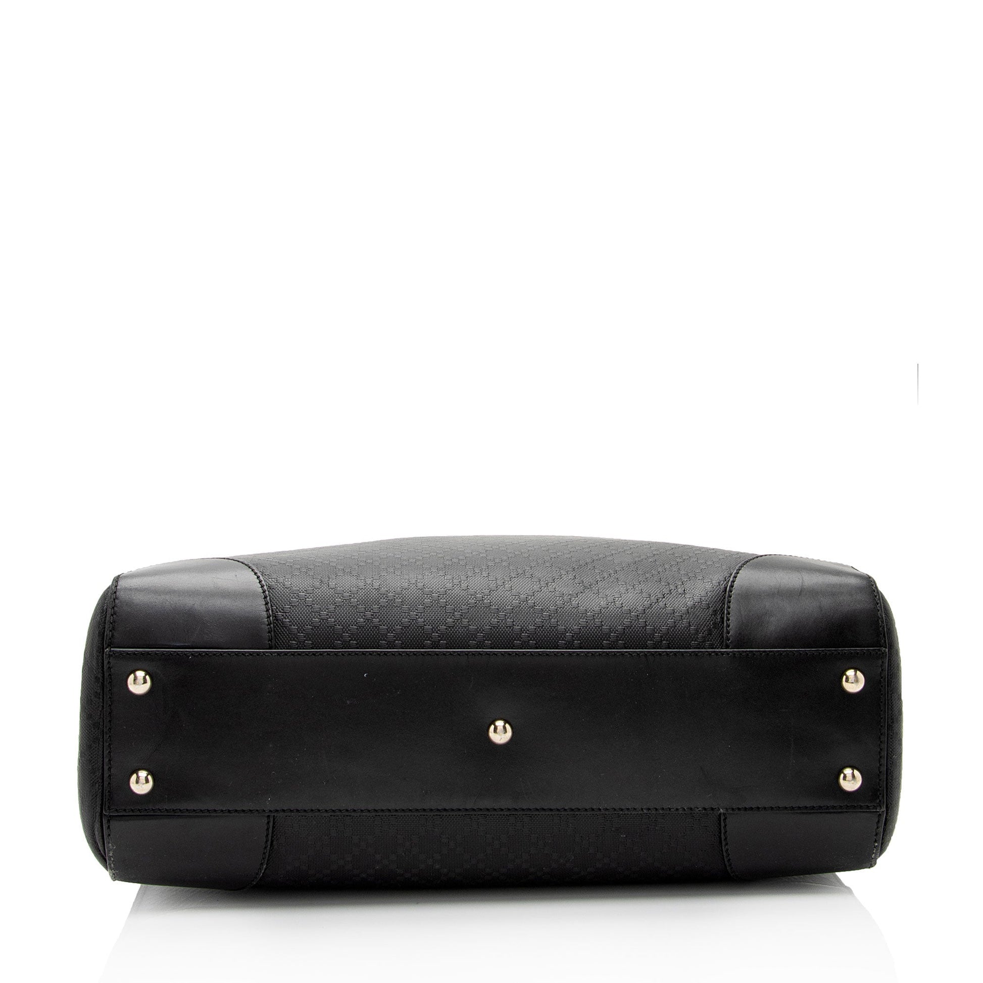Gucci Monogram Leather Tote