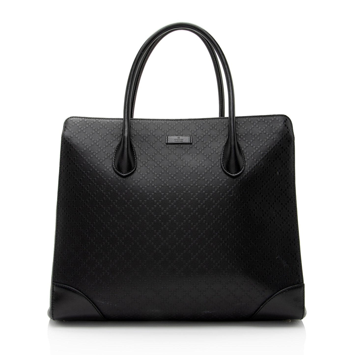 Gucci Monogram Leather Tote