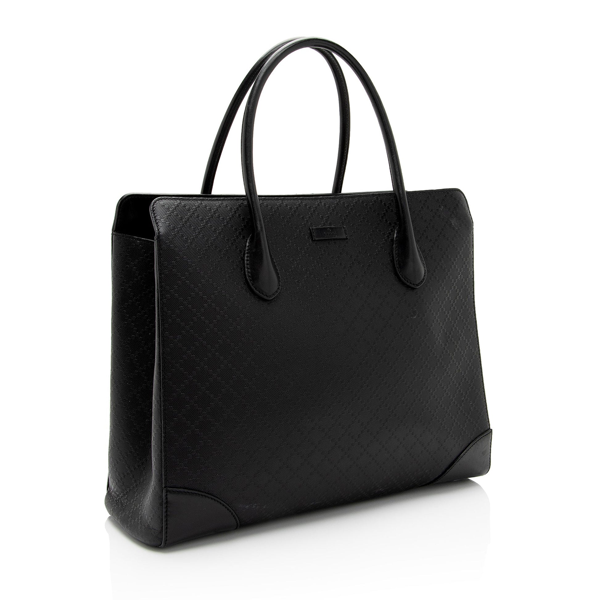 Gucci Monogram Leather Tote
