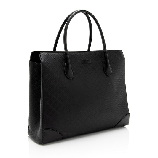 Gucci Monogram Leather Tote