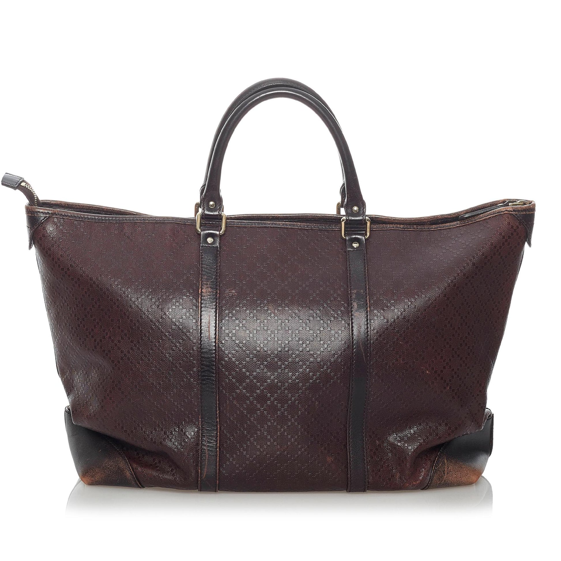 Gucci Diamante Leather Tote Bag (SHG-30327)