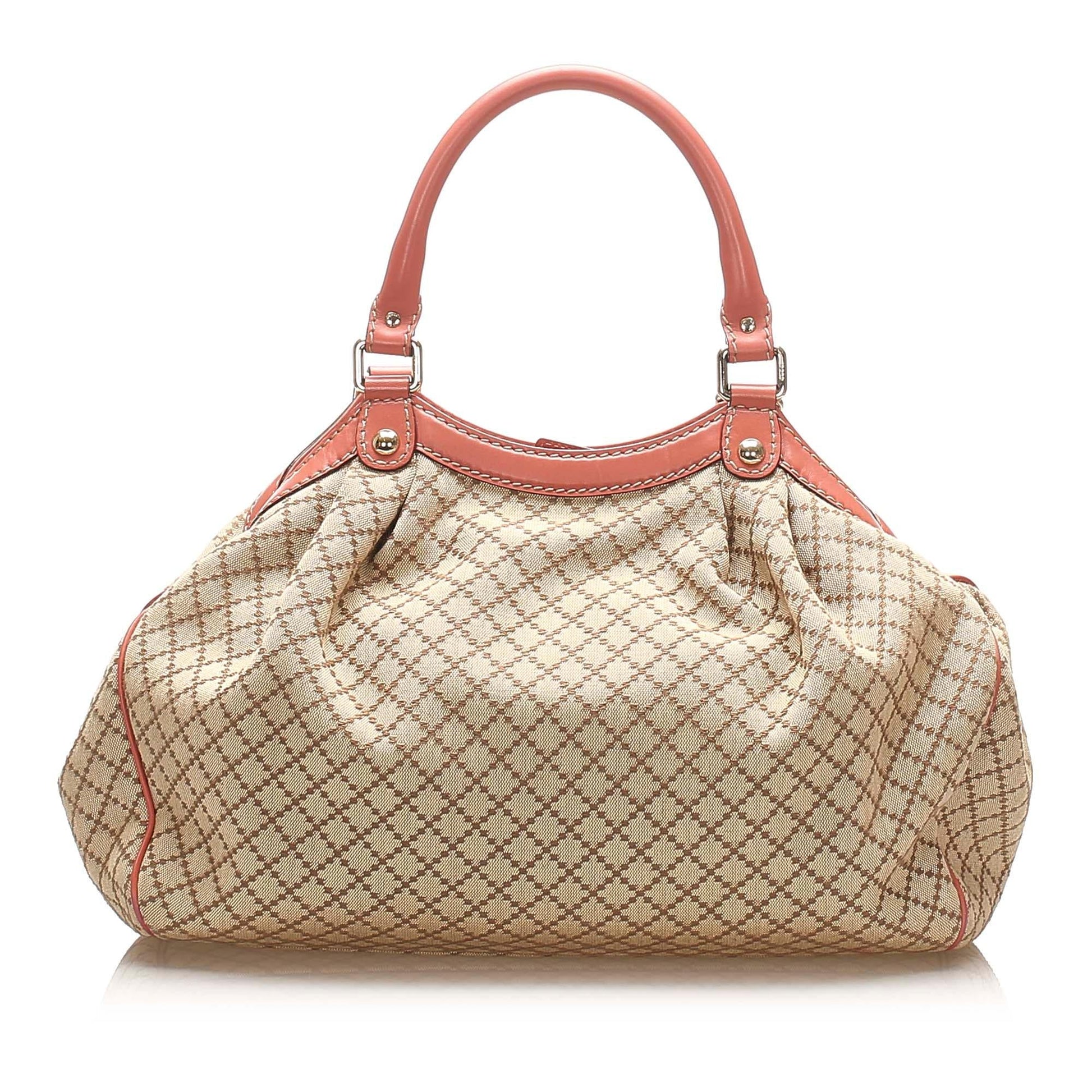 Gucci Diamante Sukey Canvas Tote Bag (SHG-15484)