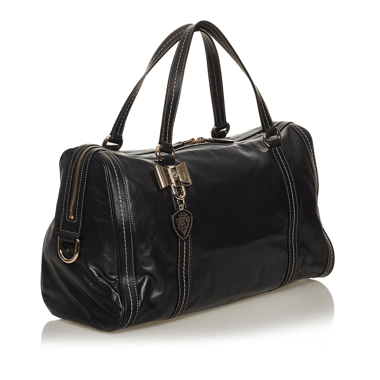 Gucci Duchessa Leather Boston Bag (SHG-2FBg0A)