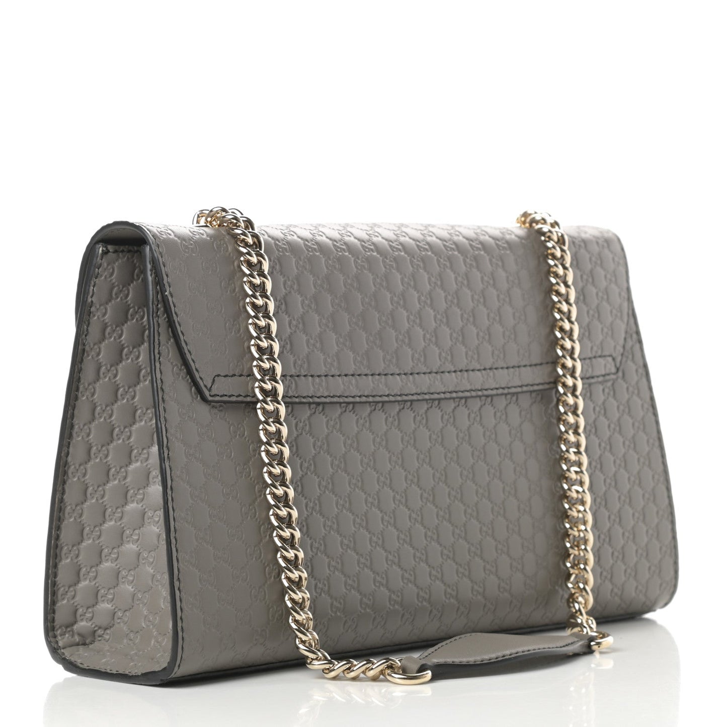 Gucci Monogram Caro Chain Leather Shoulder Bag