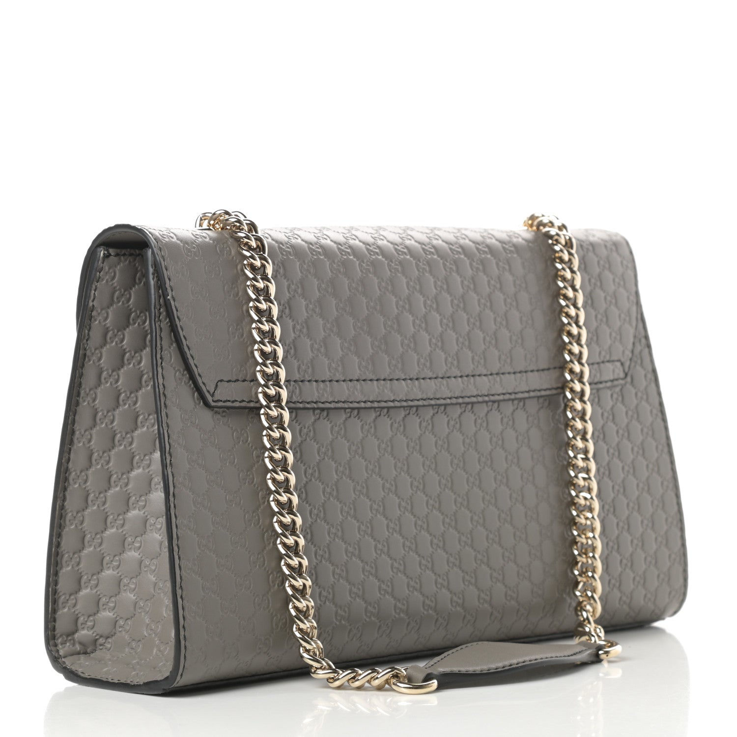Gucci Monogram Caro Chain Leather Shoulder Bag