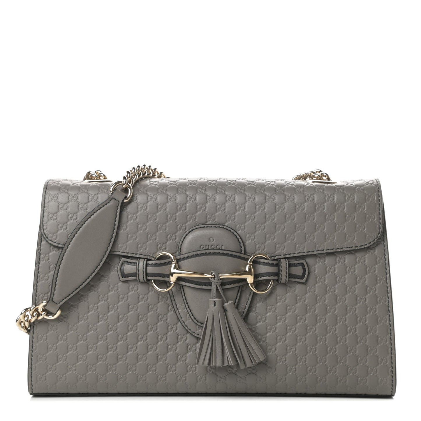 Gucci Monogram Caro Chain Leather Shoulder Bag