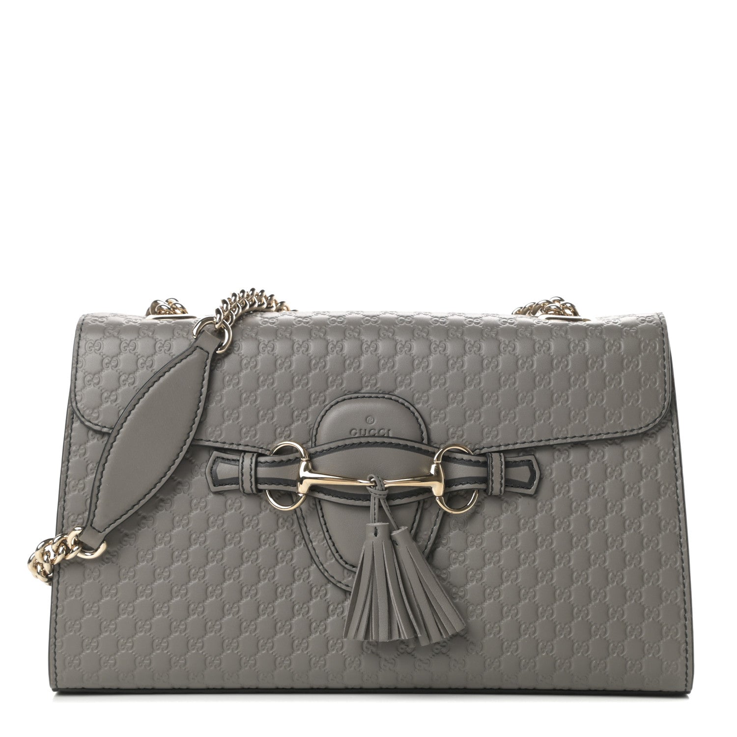 Gucci Monogram Caro Chain Leather Shoulder Bag