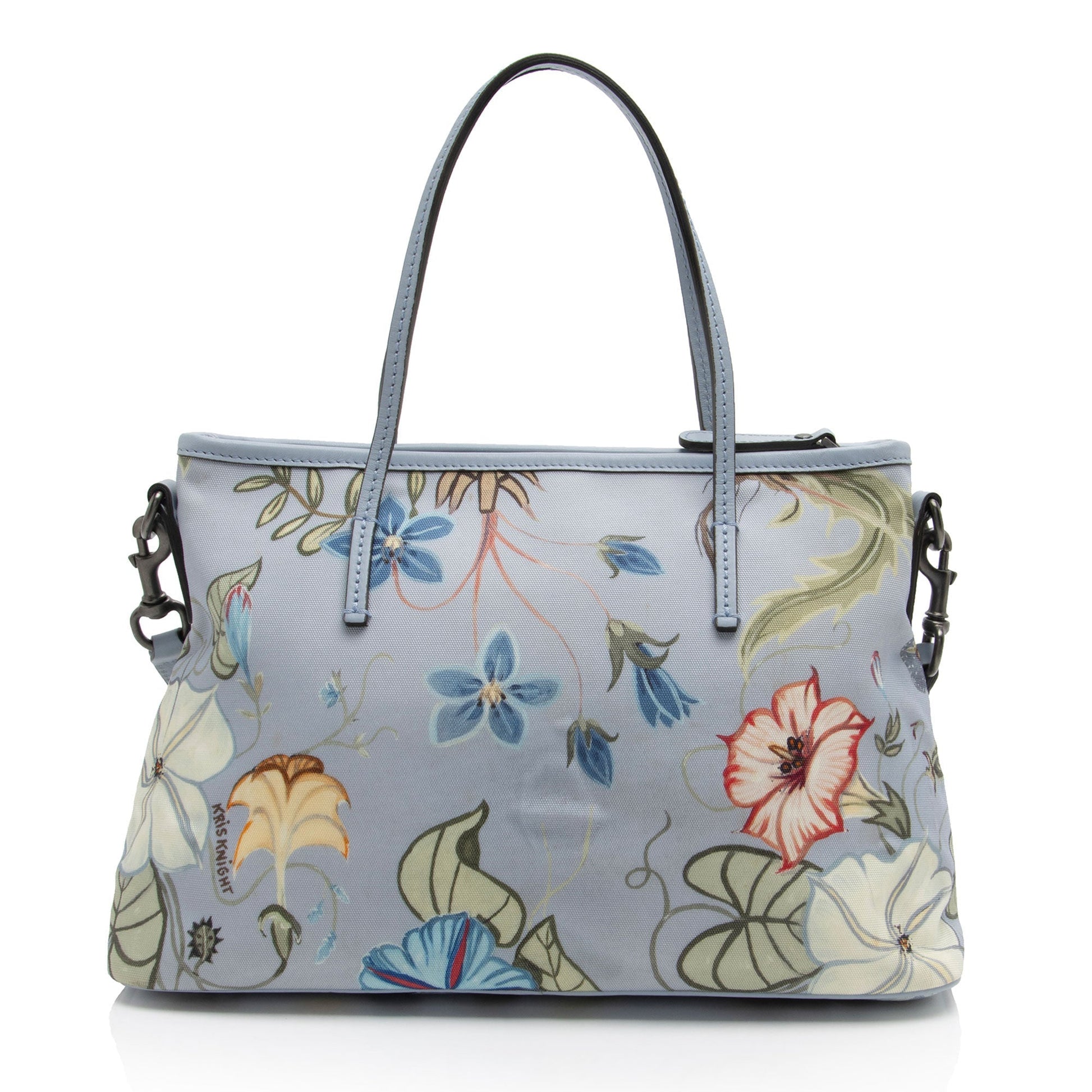 Gucci Flora Canvas Zip Medium Tote (SHF-0uKTTK)
