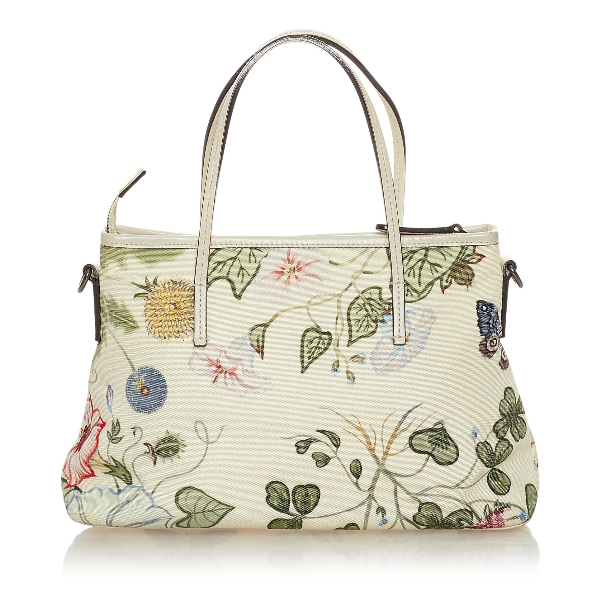 Gucci Flora Canvas Satchel Style 1